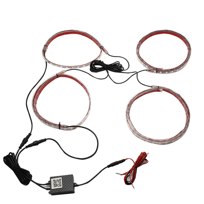 Nirkabel Biru RGB 12v Led Light Strip Lampu Tabung Neon Otomotif Untuk Mobil 6W