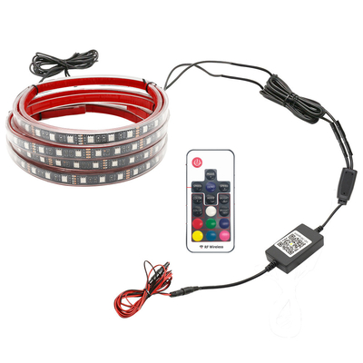 Nirkabel Biru RGB 12v Led Light Strip Lampu Tabung Neon Otomotif Untuk Mobil 6W
