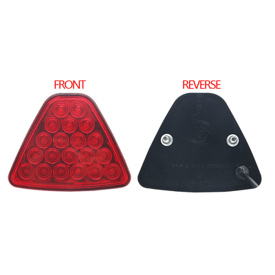 Warna Merah Pilot Otomotif Lampu Led Segitiga Lampu Modifikasi Mobil 1000lm