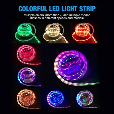 Kontrol APLIKASI DRL LED Day Time Running Light Universal Neon Waterproof Switchback RGB