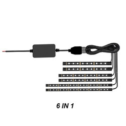Sepeda Motor Rgb Led Car Kit Di Bawah Dash Hiasi Suasana Neon Dengan Nirkabel APLIKASI