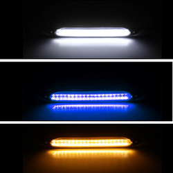 Universal Waterproof Vehicle Daytime Running Lights LED Pemindaian Mengalir Berurutan 2835 34.5CM