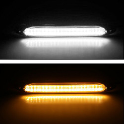 Universal Waterproof Vehicle Daytime Running Lights LED Pemindaian Mengalir Berurutan 2835 34.5CM