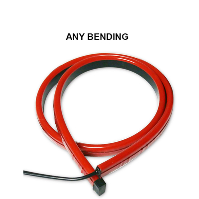 Fleksibel Merah Berkedip Lampu Mobil LED Tabung Strip Lampu Rem Ketiga Belakang Ekor Tinggi Mount