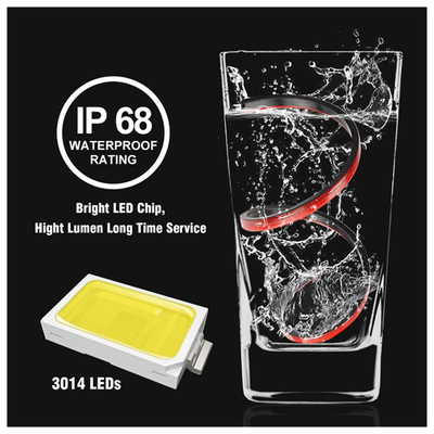 Fleksibel Merah Berkedip Lampu Mobil LED Tabung Strip Lampu Rem Ketiga Belakang Ekor Tinggi Mount