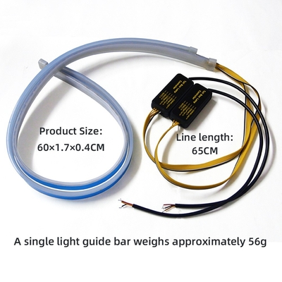 Kawat Neon 30/45/60CM RGB Warna-warni Led Daytime Running Lamps Soft Article