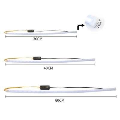 Kawat Neon 30/45/60CM RGB Warna-warni Led Daytime Running Lamps Soft Article