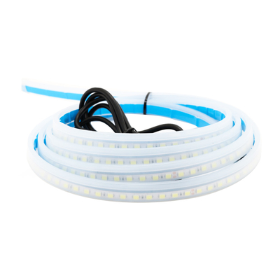 2 Pcs 12V Fleksibel Tahan Air Lampu Mobil LED Tabung Strip Lampu Sein Lampu Panduan Aliran Rem DRL