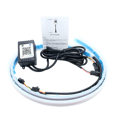 Neon Waterproof Switchback Auto Daytime Running Lights Kontrol APLIKASI RGB DRL 12 volt