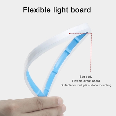 30 cm 45 cm 60 cm Siang Hari Lampu Mobil LED Tabung Strip Rem Aliran Panduan Cahaya 2 pcs
