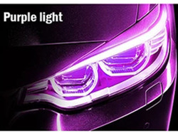 30 cm 45 cm 60 cm Siang Hari Lampu Mobil LED Tabung Strip Rem Aliran Panduan Cahaya 2 pcs