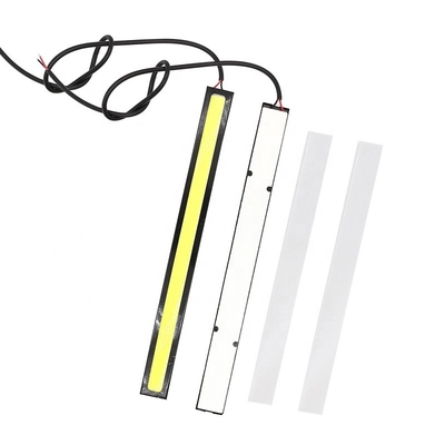 LED Day Time Running Light Untuk Mobil 17CM COB 12V Foglight Lampu Posisi Belakang