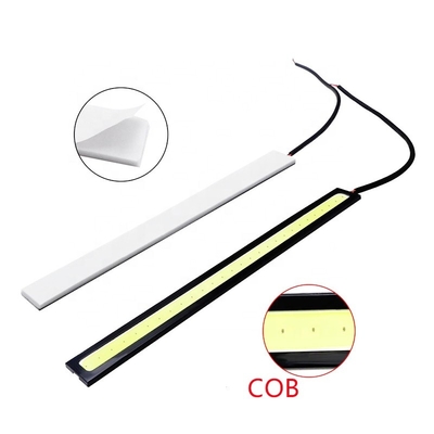 LED Day Time Running Light Untuk Mobil 17CM COB 12V Foglight Lampu Posisi Belakang
