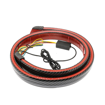 5W 12V Mobil Fleksibel Led Tail Light Carbon Fiber Untuk Airman