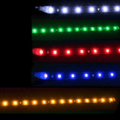 30cm Lampu Mobil LED Tube Strip 3528 Patch Lampu Peringatan Darurat