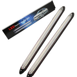 Drl Peringatan Darurat Lampu Mobil Led Tabung Dua Warna Streamer Turn Signal
