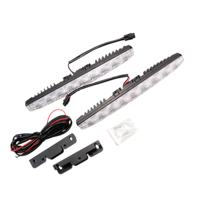 Aluminium Automobile Drl Car Headlight Led Tube Strip Dua Warna Dengan Lensa ABS