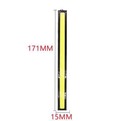 Daytime Drl Led Headlight Peringatan Darurat Mobil Running Cob Strip Light