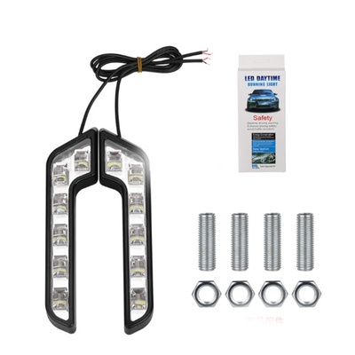 3030 LED Day Time Running Light Lampu Peringatan Darurat Mobil Drl Untuk BMW