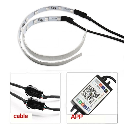 360 Derajat RGB Hiasi RingLED Lampu Ambient Mobil Mata Setan Lampu Mobil