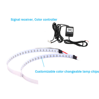 IP 67 LED Mobil Ambient Lights APP Kontrol Lampu Angel Eye Kit 360 Derajat SMD Setan Halo Cincin Kit
