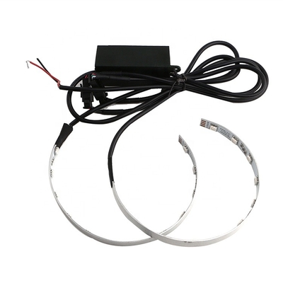 DC12V 5000lm APP Control LED Mobil Ambient Lights SMD Projector Auto Styling Demon Led Halo Rings Kit