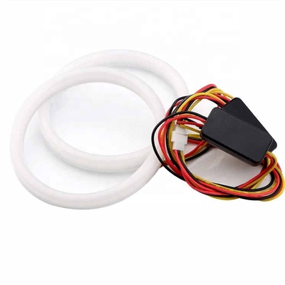 4014 Lampu Ambient Mobil LED 60mm DRL Running Light Dual Color Led Angel Eyes Kit