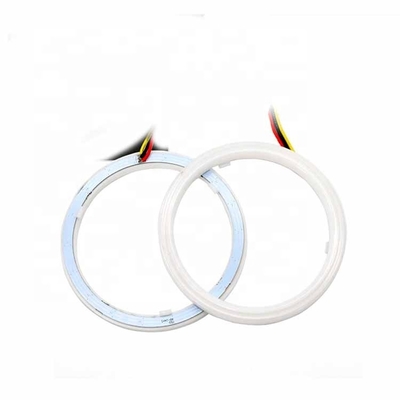 4014 Lampu Ambient Mobil LED 60mm DRL Running Light Dual Color Led Angel Eyes Kit