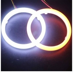 4014 Lampu Ambient Mobil LED 60mm DRL Running Light Dual Color Led Angel Eyes Kit