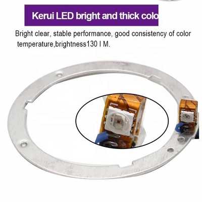 DRL RGB Halo Cincin Interior Mobil Led Lampu Ambient CCFL Malaikat Mata Setan 80 Mm 95 Mm 105 Mm 110 Mm