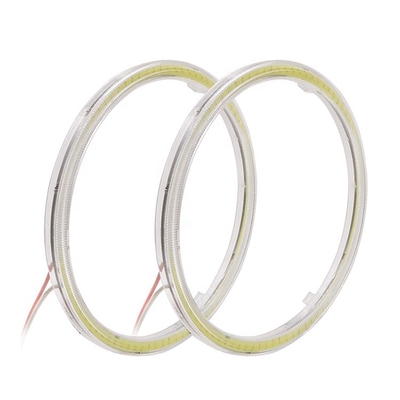 Sepeda Motor DRL LED Mobil Ambient Lights Fog Lamp COB 60mm 70mm 80mm 90mm 100mm 110mm