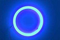 Cotton Light Cob Led Angel Eyes Mobil Headlight Aperture 70 MM MERAH BIRU Fog Lamp 12-18 V 60 MM 80 MM