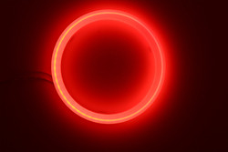 Cotton Light Cob Led Angel Eyes Mobil Headlight Aperture 70 MM MERAH BIRU Fog Lamp 12-18 V 60 MM 80 MM