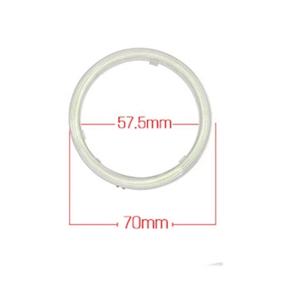 Cob Led Angel Eye 70mm Headlamp Angel Eyes 12-18V Untuk BMW - Eropa