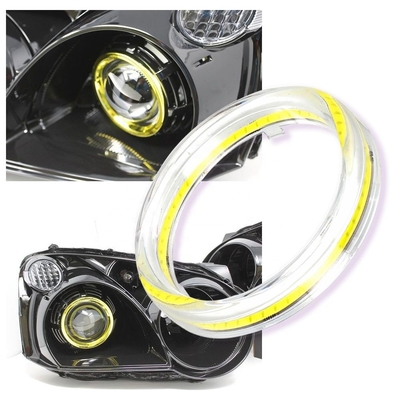 Cob Angel Eyes LED Lampu Ambient Mobil 100MM MERAH BIRU Fog Lamp 12-18V