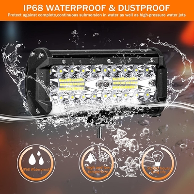 Lampu jalan LED 200W bertenaga tinggi IP68 Bahan paduan aluminium tahan air