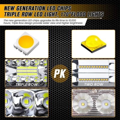 Aluminium Alloy LED Lampu Pengemudi 10-30V LED Light Bar Untuk Kendaraan
