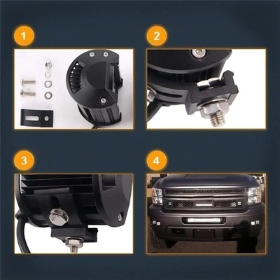 Aluminium Alloy LED Lampu Pengemudi 10-30V LED Light Bar Untuk Kendaraan