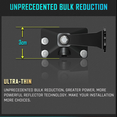 Dual Row LED Light Bar Untuk Mobil 200W - 1000W Aluminium Profile