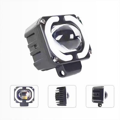 4x4 Offroad Lampu Kerja LED Lampu Depan Kabut Lampu Mengemudi 12-80V 4 Inch 30W Warna ganda