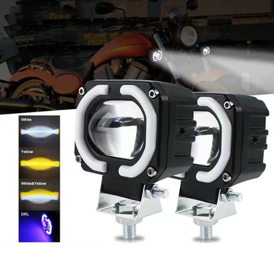 4x4 Offroad Lampu Kerja LED Lampu Depan Kabut Lampu Mengemudi 12-80V 4 Inch 30W Warna ganda