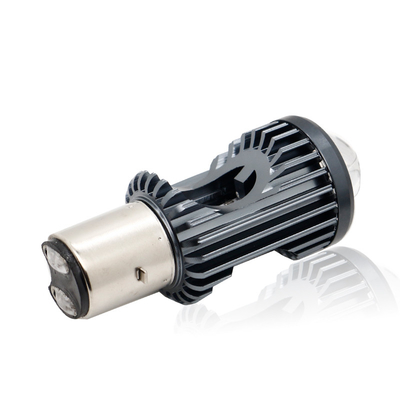 Mini Driving Light DRL Sepeda motor LED Lampu depan Lampu H4 H6 BA20D P15D Otomotif Mobil Fisheye Proyektor Lensa Dual Color