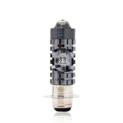Mini Driving Light DRL Sepeda motor LED Lampu depan Lampu H4 H6 BA20D P15D Otomotif Mobil Fisheye Proyektor Lensa Dual Color