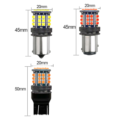 Aluminium Alloy LED Turn Signal Indikator 3030 39 SMD 12v 1156 BA15S 1157 BAY15D T20 T25 Car Turn Signal