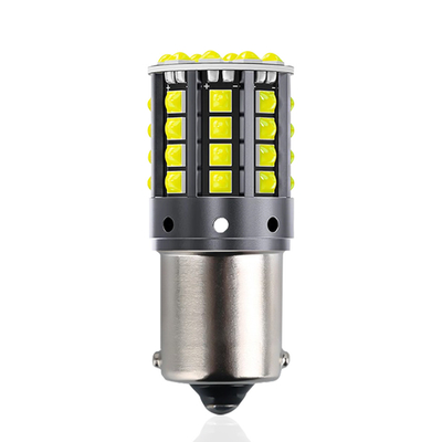 Putih Aluminium Alloy LED Turn Signals 1156 1157 T20 3030 44SMD Reversing Light 12V 24V