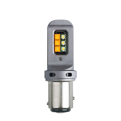 Lampu sinyal pembalikan rem LED 5W tahan lama dengan 1156 Universal 12smd LED Bulbs 1156 P21W BA15S PY21W 3157 7443 Canbus