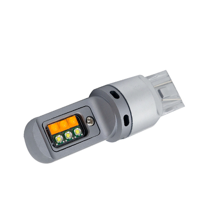 Lampu sinyal pembalikan rem LED 5W tahan lama dengan 1156 Universal 12smd LED Bulbs 1156 P21W BA15S PY21W 3157 7443 Canbus