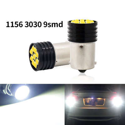 1157 BAY15D LED P21/5W 1156 BA15S P21W LED Lampu 9 SMD 3030 R5W R10W Mobil Reverse Light Brake Tail Lamp