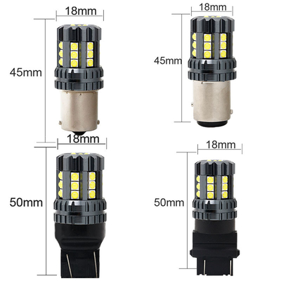 Putih LED Mobil Turn Signal Lampu Otomatis 12V 24V 2835 45SMD 1156 1157 T25 3156 3157 T20 7440 7443 Canbus bohlam Mobil Led
