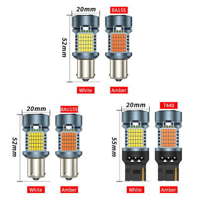 LED Bulb dengan Canbus 2016 120SMD T20 1156 1157 3156 3157 LED Turn Signal Brake Lights dengan Fan Auto Lamp
